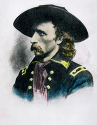 George Armstrong Custer (spätere Kolorierung)
